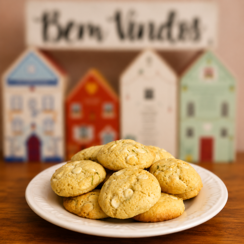 Cookie de Limão c/ Chocolate Branco